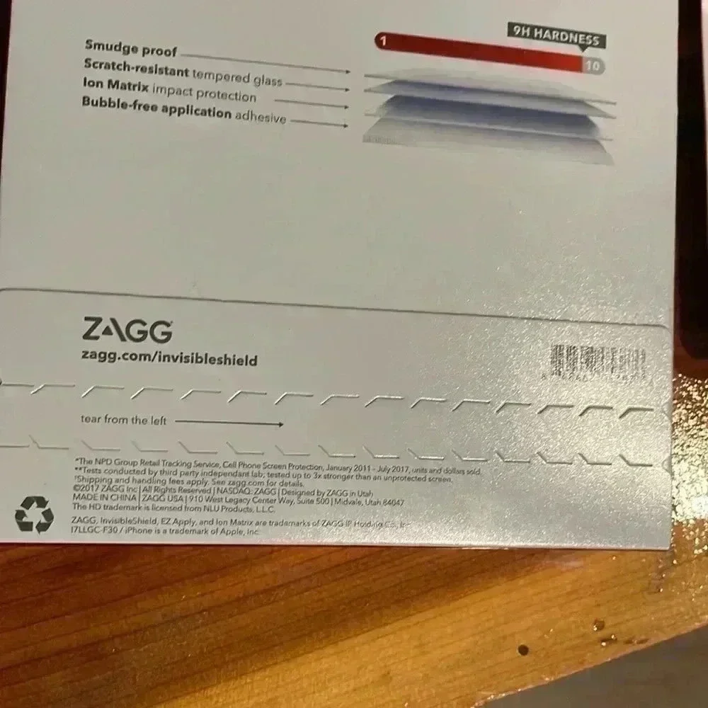 Zagg Invisible Shield Glass+ & Hand Stand Sealed NOS